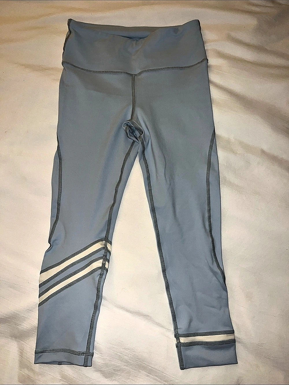 MIMIM Color Block Leggings in Blue Size Small